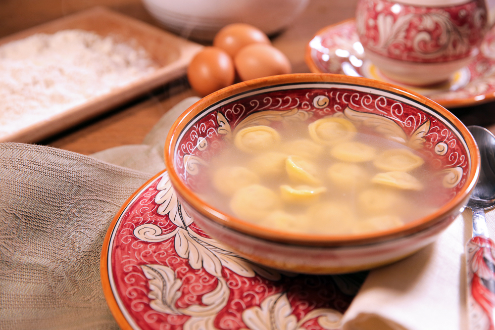 Cappelletti in capon broth